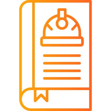 Kitap simgesi, modern tasarım illüstrasyonu