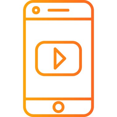 Sosyal ortam simgesi vektör illüstrasyonu