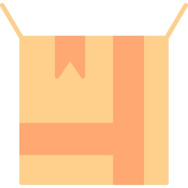 Açık kutu simgesi illüstrasyon izole vektör işareti simgesi