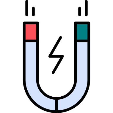 mıknatıs simgesi vektör çizimi