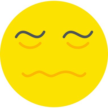 Yüz ifadesi. Basit tasarım