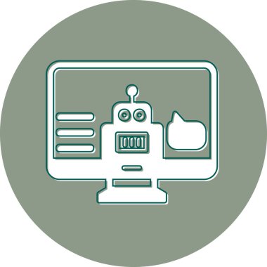 Kişisel ve ticari kullanım için yardımcı illüstrasyon simgesi tasarımı.