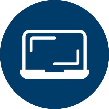 Bilgisayar. Web simgesi basit illüstrasyon