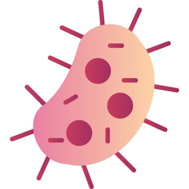 Uğur böceği. Web simgesi basit illüstrasyon