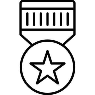 Rozet. Web simgesi basit illüstrasyon