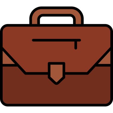 Çanta. Web simgesi basit tasarım 