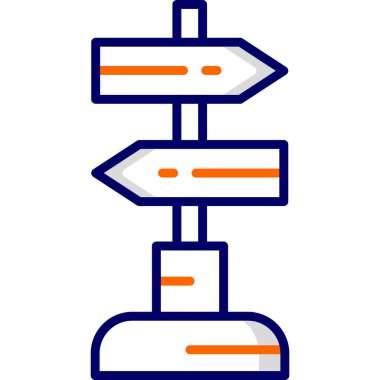 Sign Post  icon vector illustration