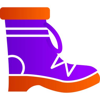 Boot. Web simgesi vektör illüstrasyonu