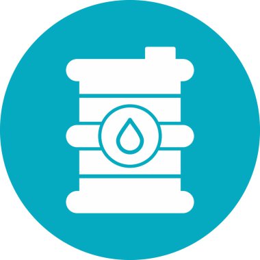 Petrol varil simge vektör çizim