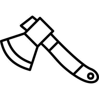 Balta simgesi vektör illüstrasyonu 