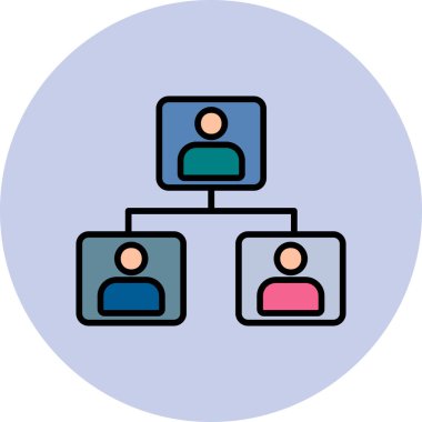 Ağ modern simgesi, vektör illüstrasyonu 