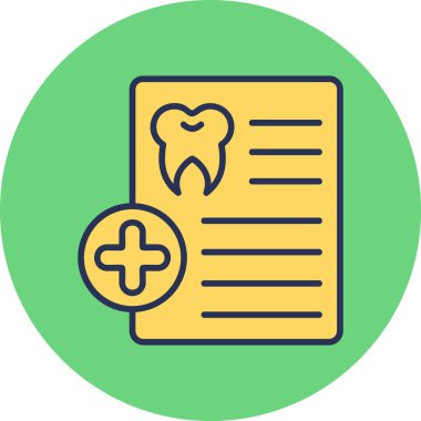 Reçete modern simge, vektör illüstrasyonu