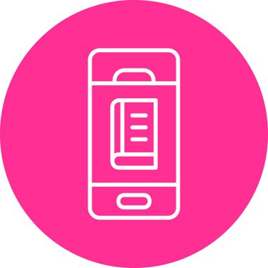 Telefon simgesinin vektör illüstrasyonu