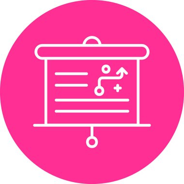 Strateji. Web simgesi basit tasarım 