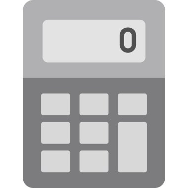 Web hesap makinesi simgesi. vektör illüstrasyonu