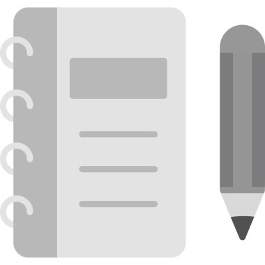 Not defteri. Web simgesi basit illüstrasyon