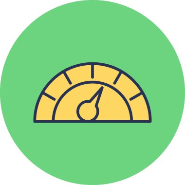 Performans web simgesi vektör illüstrasyonu