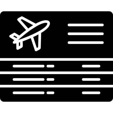 Bilet. Web simgesi basit illüstrasyon