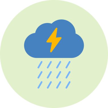 Rain modern vector icon illustration