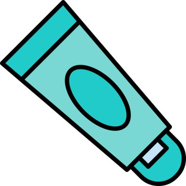 Losyon basit simgesi, vektör illüstrasyonu