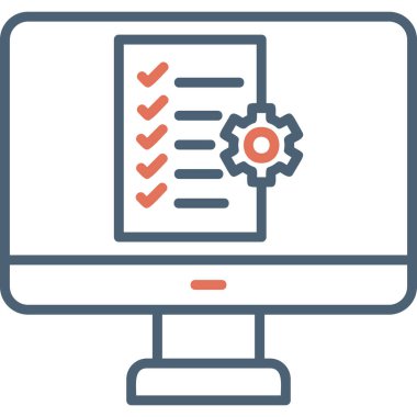 vector illustration of project management modern icon in design