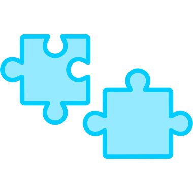 Bulmaca simgesi vektör çizimi