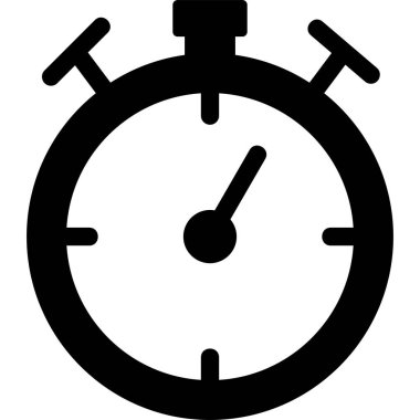 Kronometre Web simgesi basit tasarım