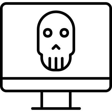 Ölü Ekran Vektör simgesi işareti