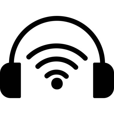 medya podcast 'i. Web simgesi basit tasarım