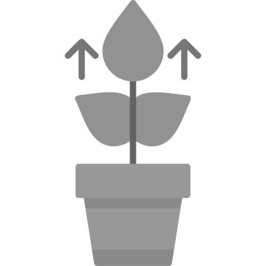 Büyüme simgesi, modern tasarım illüstrasyonu