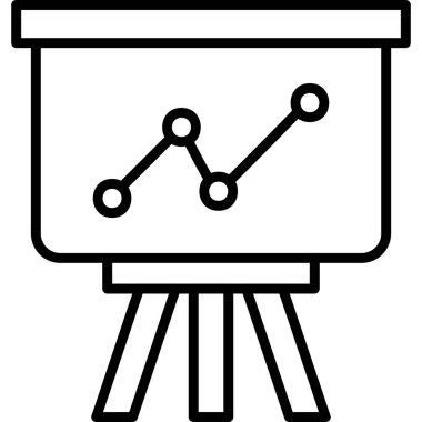 Analizler. Web simgesi basit illüstrasyon