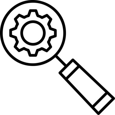 Arama motoru optimizasyon vektörü simgesi