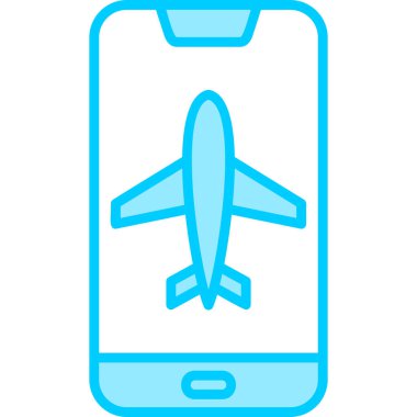 Uçak. Web simgesi basit illüstrasyon