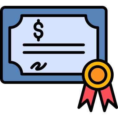 Bond simgesi, modern tasarım illüstrasyonu