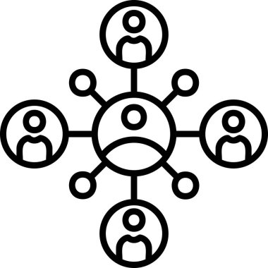 Ağ modern simgesi, vektör illüstrasyonu 