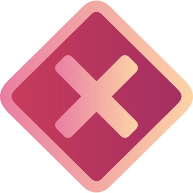 İptal et. Web simgesi basit tasarım