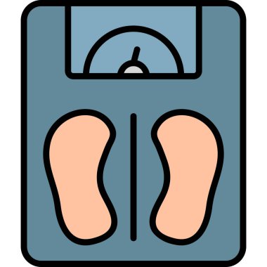 Weight Scale icon modern vector illustration