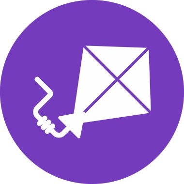 Uçurtma. Web simgesi basit tasarım 