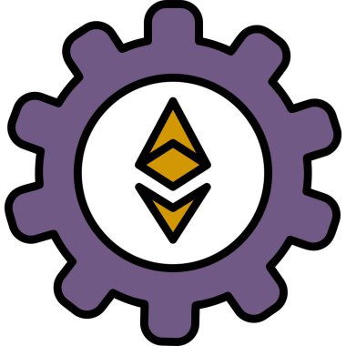 dişli döndürme simgesi. Ethereum Ayarlama dişlisi