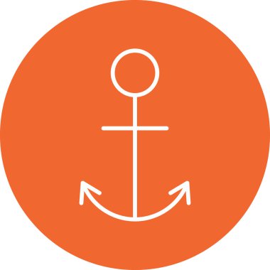 Çapa modern simge vektör illüstrasyonu