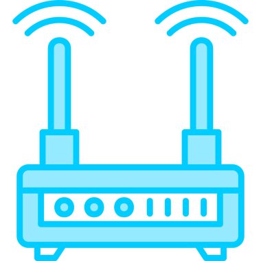 Wifi Router modern vector icon illustration