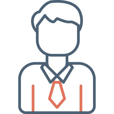 Simge simgesi, modern tasarım illüstrasyonu