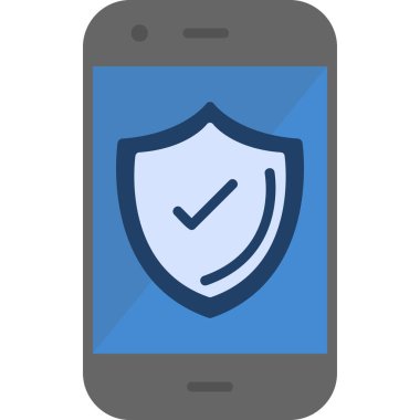 kalkan ikon vektör illüstrasyonu