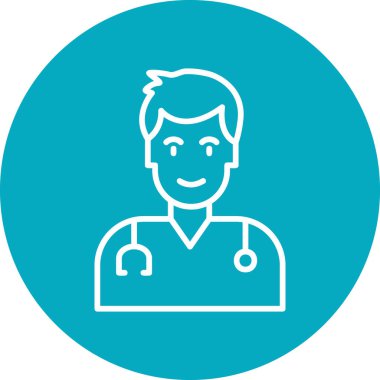 doctor, web icon simple illustration