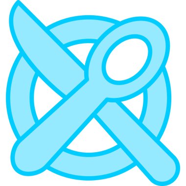 Menünün illüstrasyon vektör simgesi 