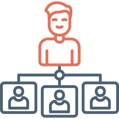 Ağ modern simgesi, vektör illüstrasyonu 