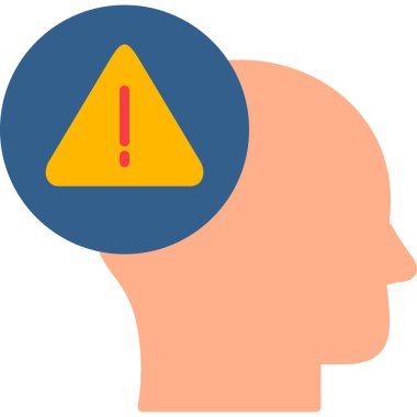 Uyarı işareti. Web simgesi