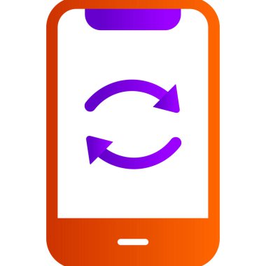 Web simgesini tazele, karıştır basit illüstrasyon