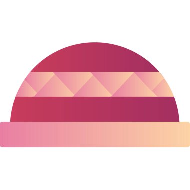 Şapka. Web simgesi basit illüstrasyon