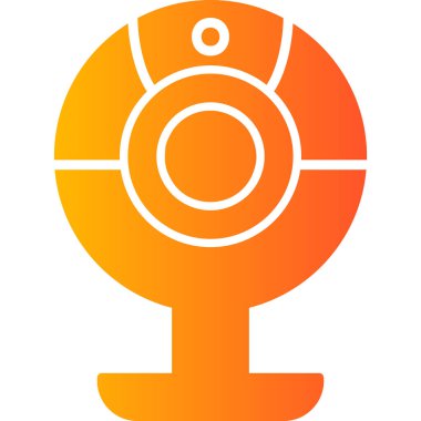 Web kamerası, basit Webcam simgesi tasarımı